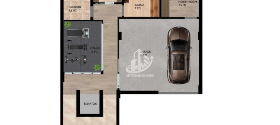 فيلا 3+1 في Alanya, Turkey رقم 4327 8