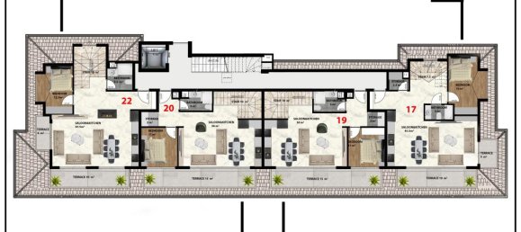 Apartamento de 2 habitaciónes en Kestel, Turkey No. 9821 10