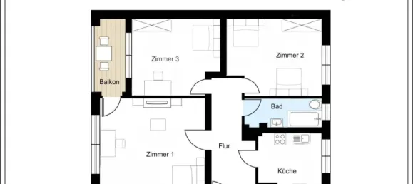 2 Schlafzimmer Wohnung in Mariendorf, Germany, Nr. 363910 20