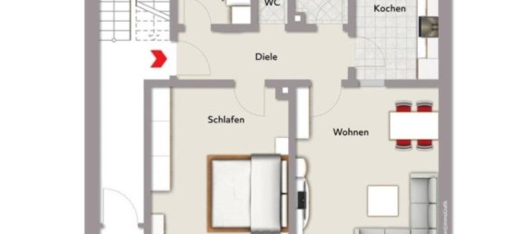 Apartamento T1 em Nurnberger Land, Germany N.º 244554 7