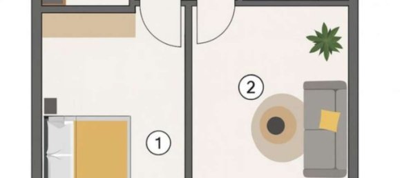 1 chambre Appartement à Flensburg, Germany No. 331547 3