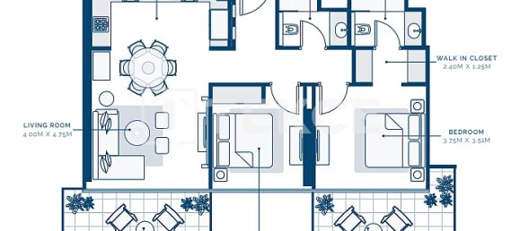 Apartamento T3 em Dubai, UAE N.º 112075 23