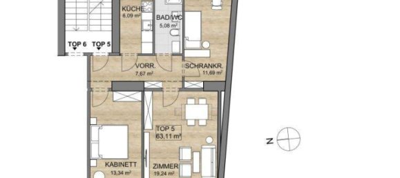 3 rooms Apartment in Wahring, Austria No. 176056 23