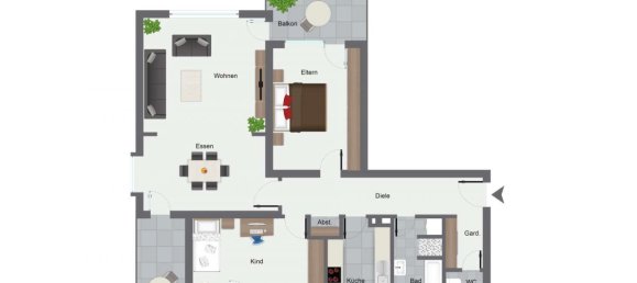 2 Schlafzimmer Wohnung in Bonn, Germany, Nr. 62814 15