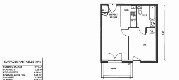 1 bedroom Apartment in Saint-Quentin, France No. 82893 13