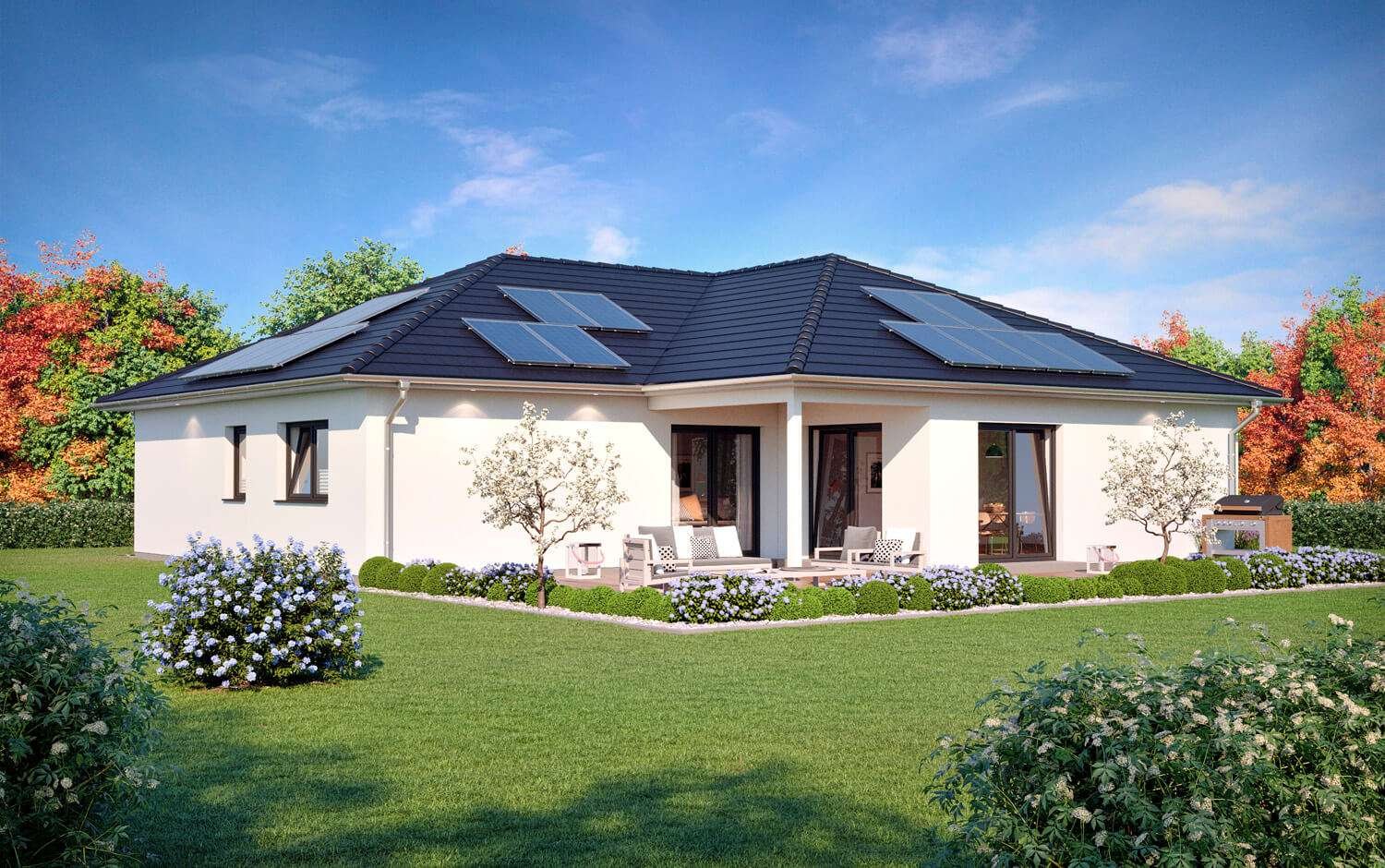 Бунгало с 4 комнатами в Бранденбург, Германия № 43573