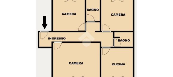 4 rooms Apartment in Genoa, Italy No. 144726 18
