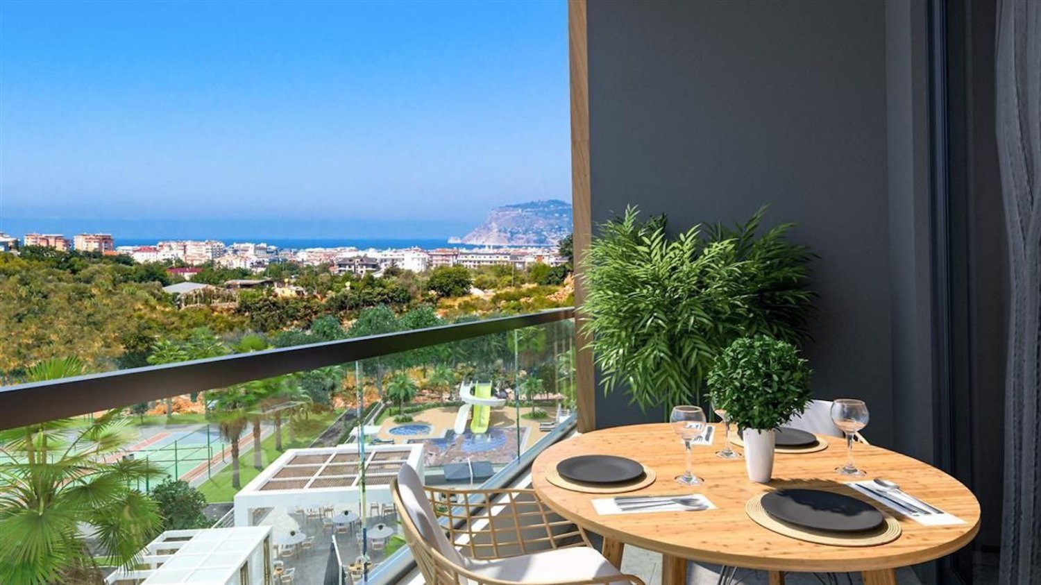 Appartement 1+1 à Alanya, Turkey No. 24572