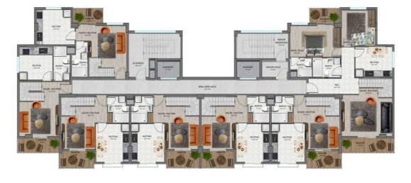 Apartment 1+1 in Avsallar, Turkey No. 31387 27