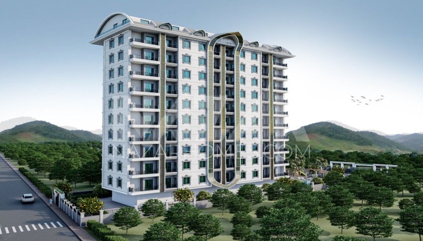 Wohnung 1+1 in Alanya, Turkey, Nr. 14418