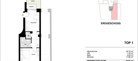 1 bedroom Apartment in Vienna, Austria No. 196862 14