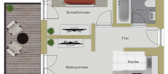 Apartamento de 2 divisões em Ravensburg, Germany N.º 90942 15
