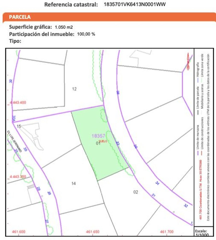 Terreno en Chinchón, Spain No. 189058