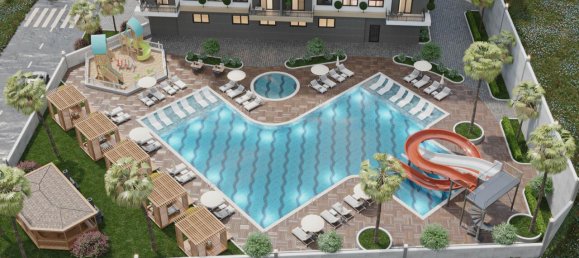 Квартира 1+1 в Аланья, Турция № 31055 11