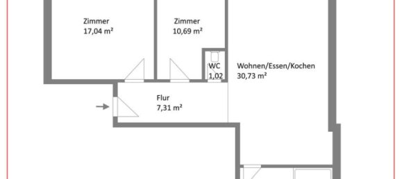 3 rooms Apartment in Bergstrase, Germany No. 233825 6