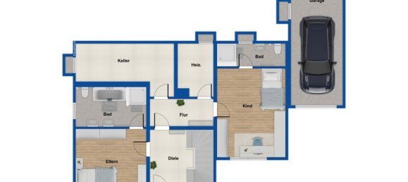 Дом с 4 комнатами в Хохзауэрланд, Германия № 16746 12