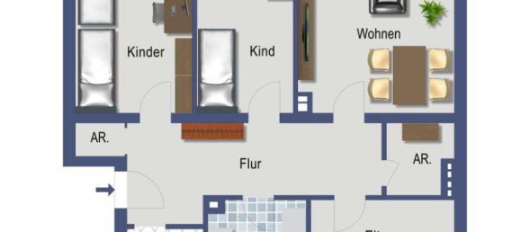 4-Zimmer Wohnung in Bonn, Germany, Nr. 40134 15