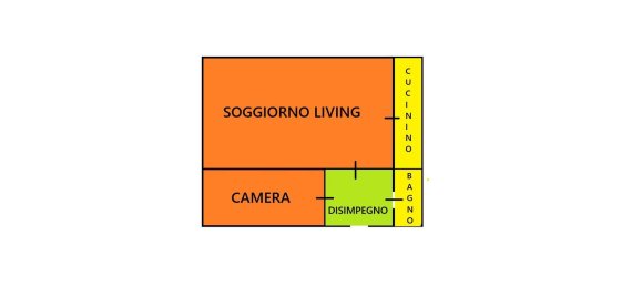 Квартира с 2 спальнями в Бари, Италия № 335612 16