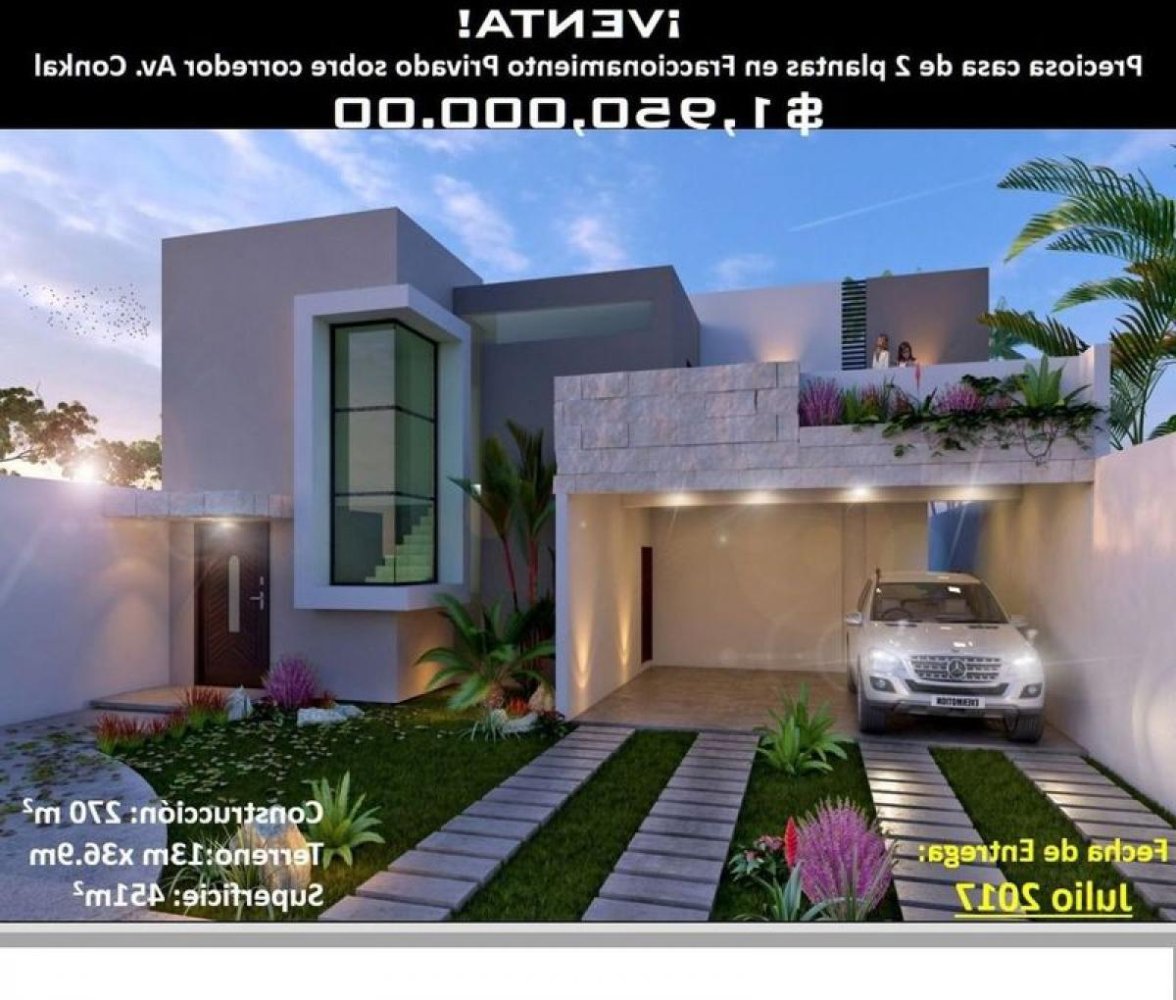 Casa de 3 dormitorios en Conkal, Mexico No. 151002