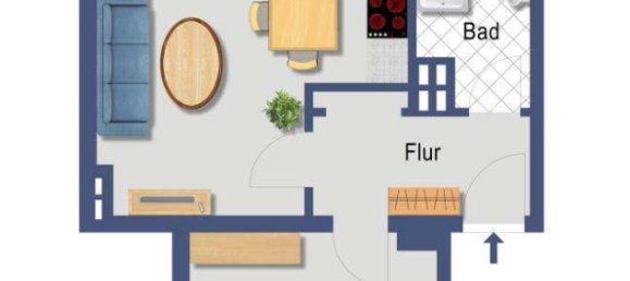 2غرفة شقة في Dusseldorf, Germany رقم 98794 4