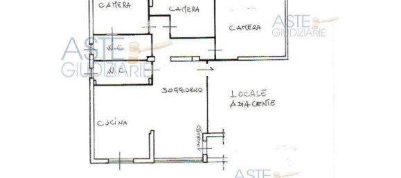 6 rooms Apartment in Naples, Italy No. 12343 31