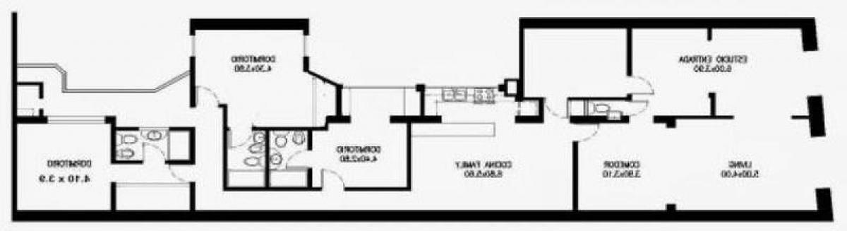 4 bedrooms Apartment in Buenos Aires, Argentina No. 70101