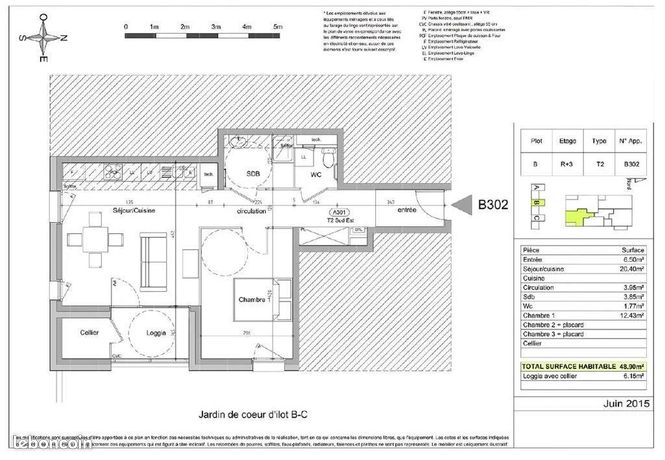 1 Schlafzimmer Wohnung in Chambery, France, Nr. 302892