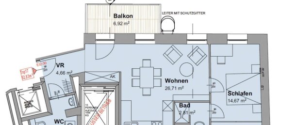 Apartamento de 2 habitaciónes en Linz, Austria No. 113095 22