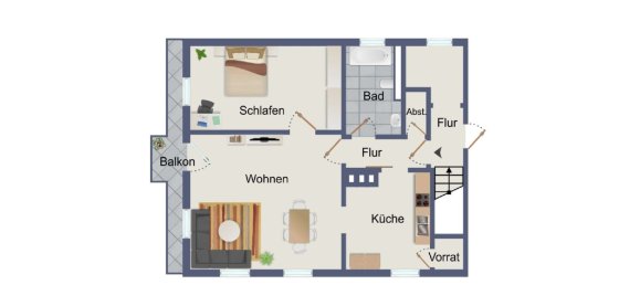 2-salle Appartement à Rastatt, Germany No. 62026 14
