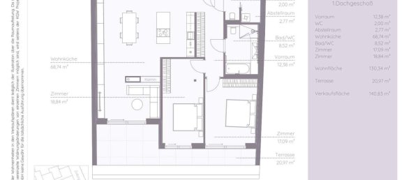 3 rooms Apartment in Neubau, Austria No. 152621 13