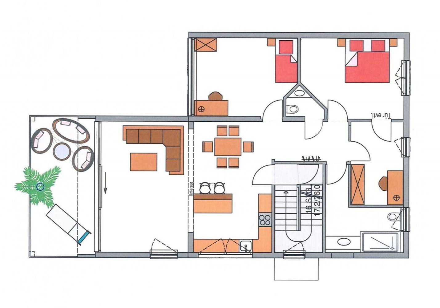 4 rooms Apartment in Karlsruhe, Germany No. 70256