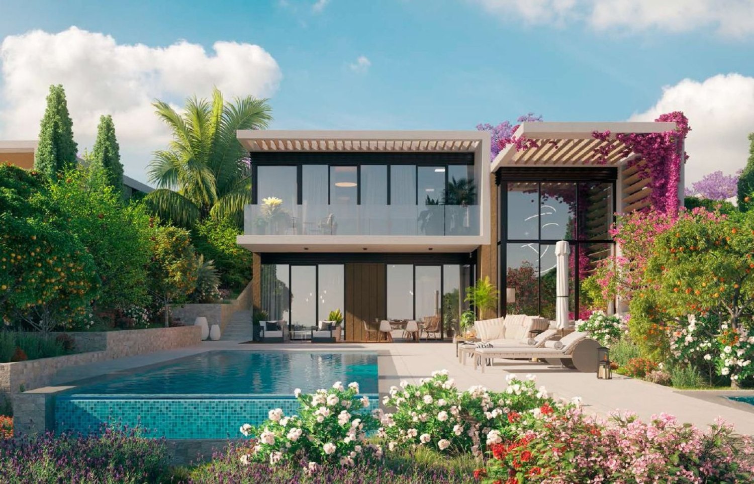 Villa T4 em Pegeia, Cyprus N.º 31431