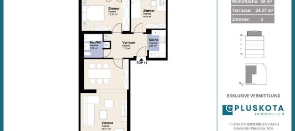 3 rooms Apartment in Wahring, Austria No. 129287 15