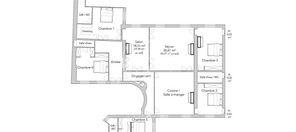 5 bedrooms Apartment in Paris, France No. 131351 6