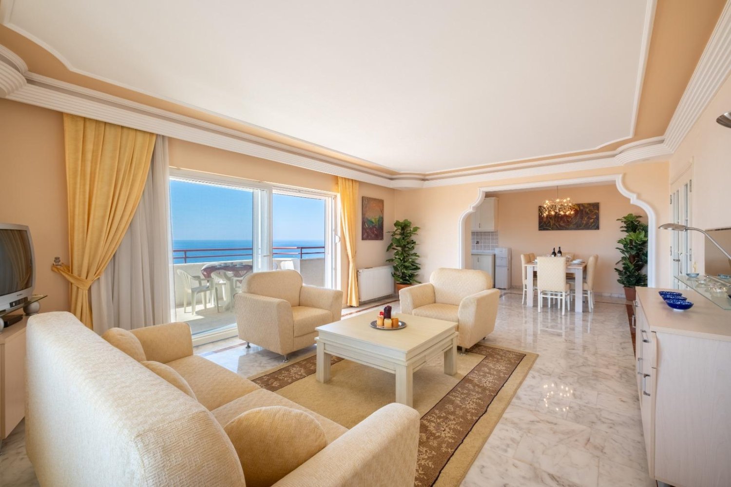 Квартира с 3 комнатами в Аланья, Турция № 27157