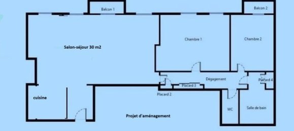 2 Schlafzimmer Wohnung in Paris, France, Nr. 125225 10