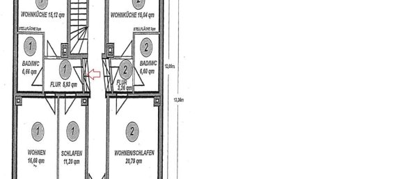 Квартира с 2 спальнями в Лейпциг, Германия № 112600 11