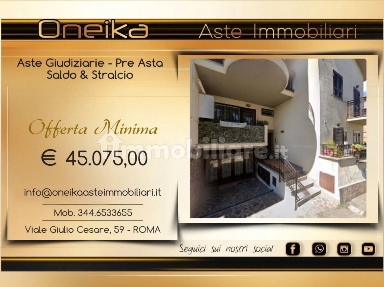 Apartamento T2 em Riano, Italy N.º 58952