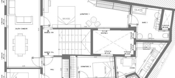 Apartamento de 3 dormitorios en Madrid, Spain No. 97087 9