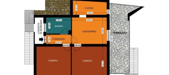 Дом с 7 комнатами в Бранци, Италия № 29630 18