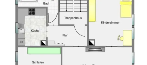 Квартира с 2 спальнями в Boblingen, Германия № 30933 10