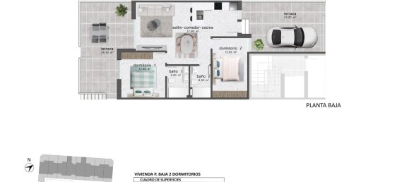 2 bedrooms Bungalow in Pilar de la Horadada, Spain No. 6020 8