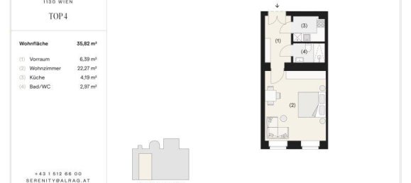 3-Zimmer Wohnung in Hietzing, Austria, Nr. 261522 21