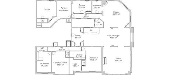 5 bedrooms Apartment in Neuilly-sur-Seine, France No. 151472 19