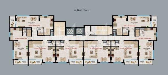 Wohnung 2+1 in Alanya, Turkey, Nr. 14451 24