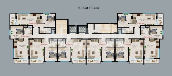 Wohnung 2+1 in Alanya, Turkey, Nr. 14451 23