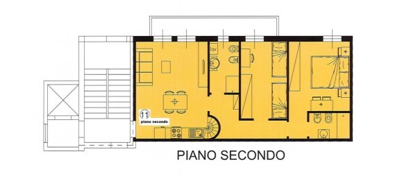 4-salle Penthouse à Lentate sul Seveso, Italy No. 3840 13