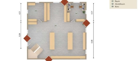 6-salle Bâtiment à Salzlandkreis, Germany No. 222301 11