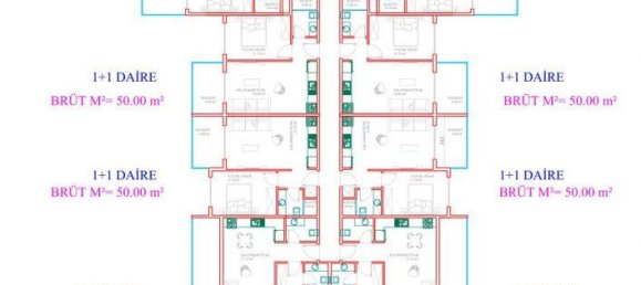 2 rooms Apartment in Oba, Turkey No. 10016 28