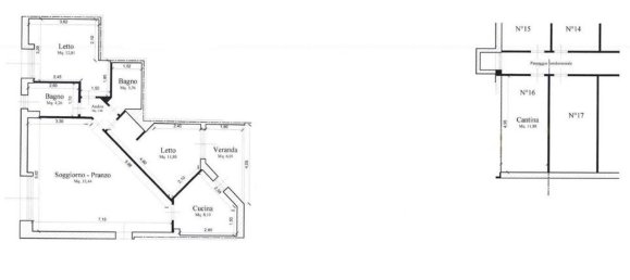 3 rooms Apartment in Palau, Italy No. 138117 17